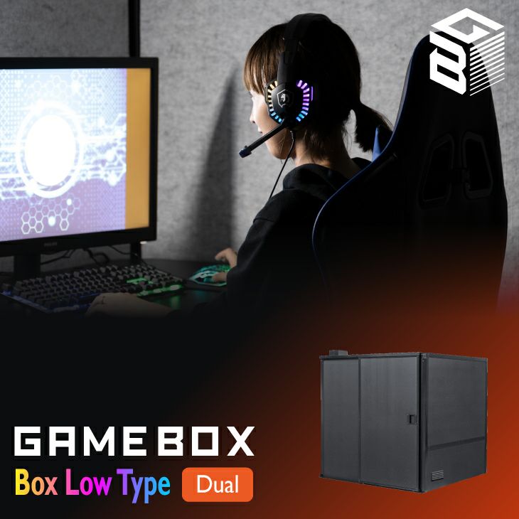 1月下旬出荷】GAMEBOX ボックス ロータイプ デュアル | リス公式